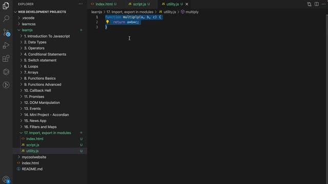Import / Export in Javascript | Javascript Modules | Complete Web Development Course #51 смотреть онлайн