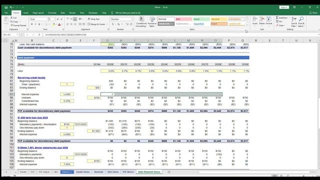 How to Model a Debt Waterfall (Debt Schedule) - Investment Banking Financial Modeling Skills смотреть онлайн