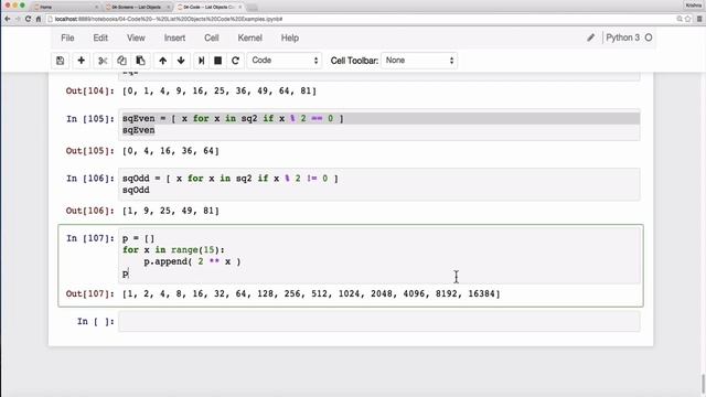 Python3 -- 27. List Comprehensions смотреть онлайн