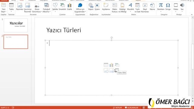 PowerPoint 2013'e Giriş - 1. video | Ömer BAĞCI | смотреть онлайн