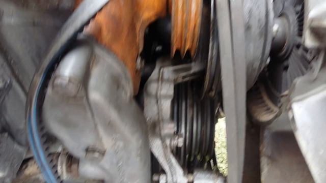 К701 с двигателем Ман замена помпы смотреть онлайн