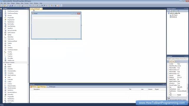 VB.NET Tutorial 50 - Write To Online Text File (Visual Basic 2008/2010) смотреть онлайн