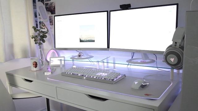 White Gaming Setup Tour 2021 смотреть онлайн