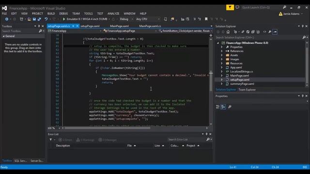 Windows Phone 8 Development - Let's Code - Finance Tracker #2 смотреть онлайн