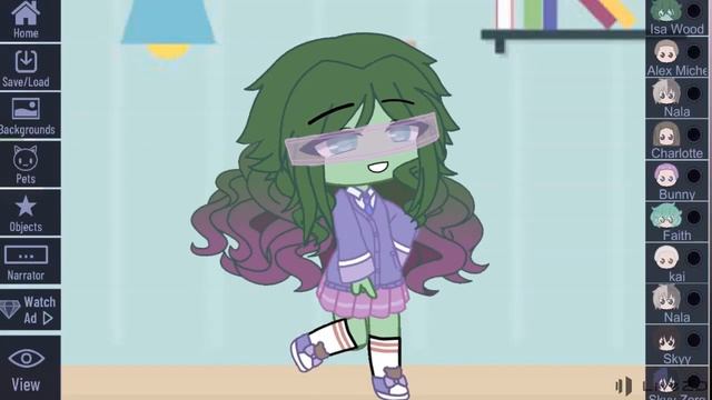 {MY GACHA OC CAME TO LIFE} Test animation смотреть онлайн