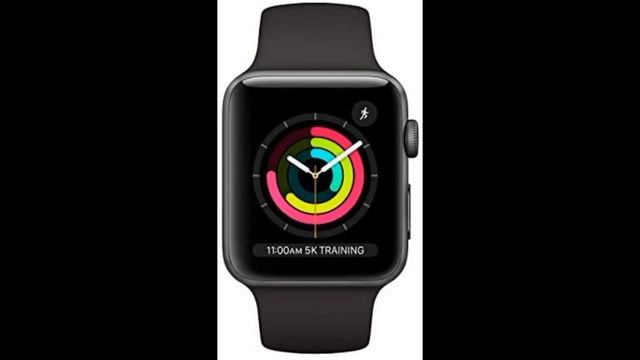 Apple Watch Series 3 GPS 38MM Space Gray Aluminum Case Black Sport Band Renewed@awesomewatches смотреть онлайн