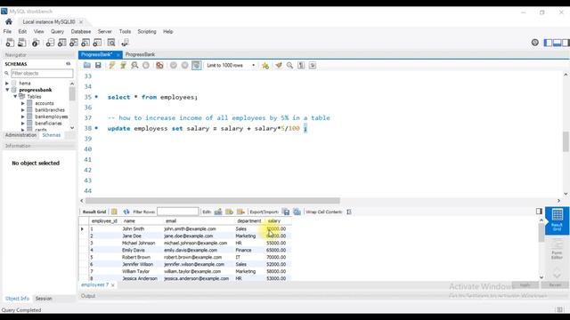 SQL in Telugu - How to increase employee's salary by 5 % in SQL смотреть онлайн
