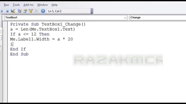 Label Width And Backcolor And Caption Change By Textbox Userform Excel VBA смотреть онлайн