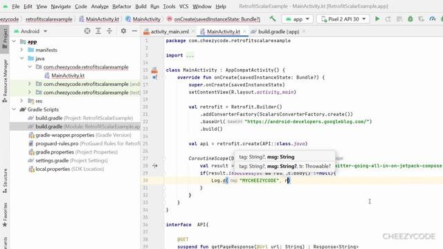 Android Retrofit Scalars Converter | Web Scrapping | CheezyCode Hindi смотреть онлайн