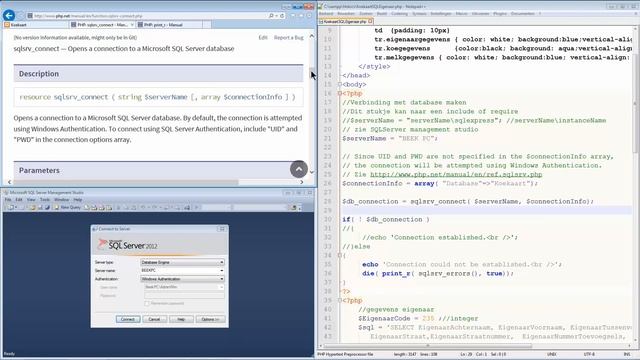 Database PHP 04: Koekaart Database Verbinding (Cursus / Tutorial Nederlands Gesproken) смотреть онлайн
