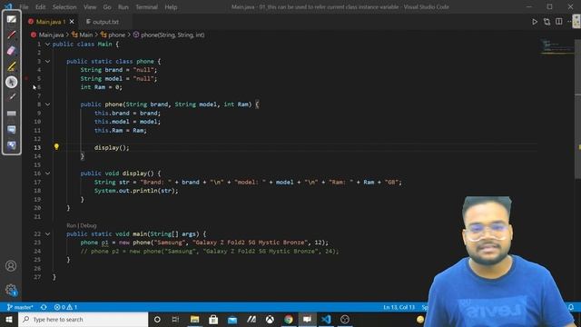 Java This Keyword_Video004_02 | Second Use Case - To Invoke Current Class Method | In Hindi смотреть онлайн