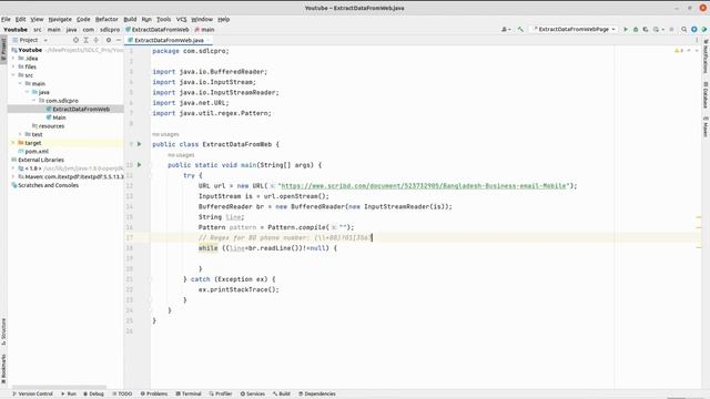 Extract Email and Phone Number From Web Page Using Simple Java Program смотреть онлайн
