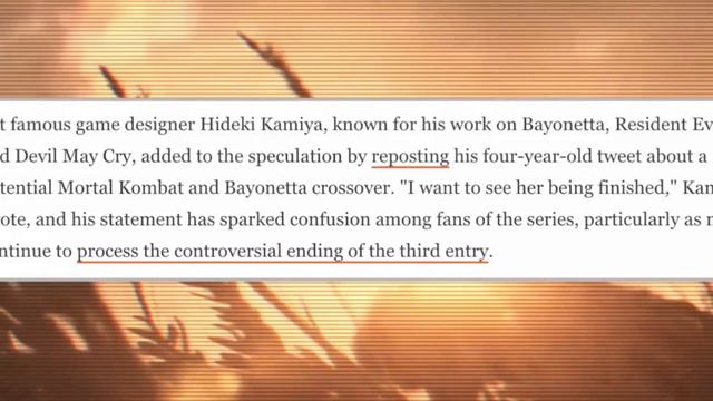 BAYONETTA MIGHT BE COMING TO MORTAL KOMBAT 1 смотреть онлайн