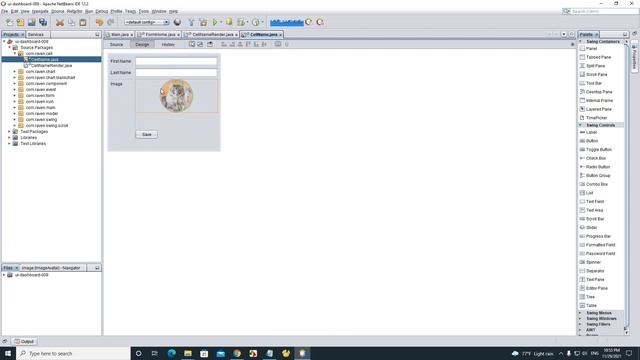 Java UI Design - Dashboard Desktop Application (Part 2) смотреть онлайн