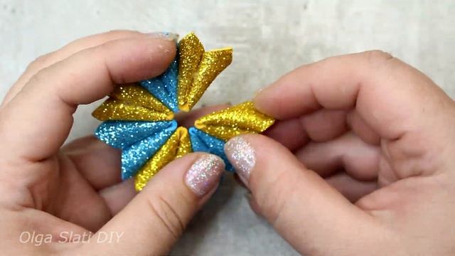 МК Как сделать цветы из фоамирана СВОИМИ РУКАМИ ? Flores de fomi ? DIY HANDMADE смотреть онлайн