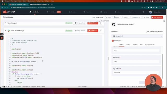 Using unSkript to nudge your team on stale Github issues and pull requests смотреть онлайн