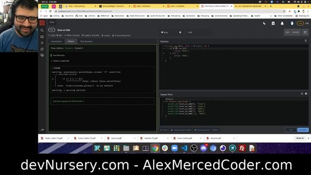 AM Coder - 100 Days of Rust and Go - #25 - Code Challenges смотреть онлайн