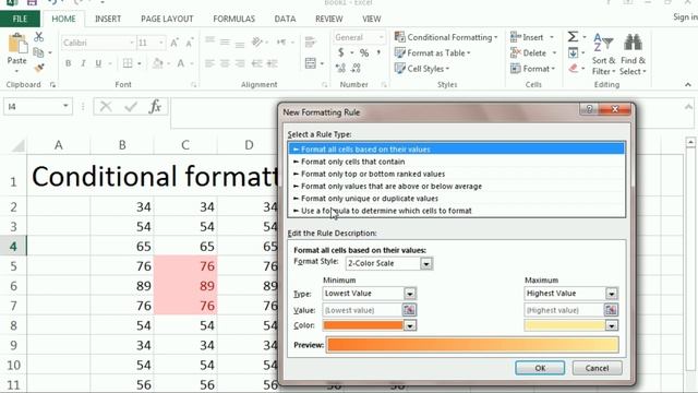 Conditional formatting in excel | @LunarComputerCollege смотреть онлайн