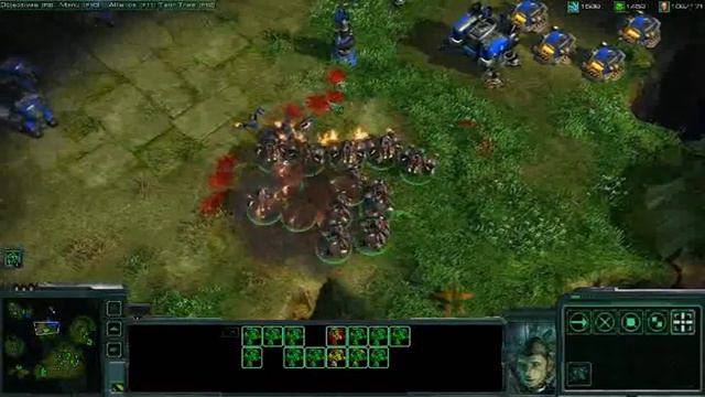 StarCraft II Terran Gameplay Trailer [Part 1] смотреть онлайн