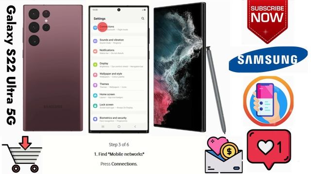 How to Turn on or off VoLTE on Samsung Galaxy S22 Ultra 5G Android 12 смотреть онлайн