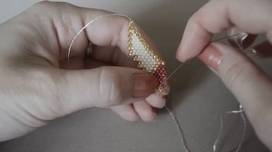 Серьги из бисера.  Бисероплетение.  Мастер класс