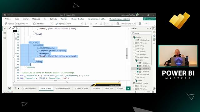 25. IBCS SVG Deltas de Cumplimiento para Power BI смотреть онлайн
