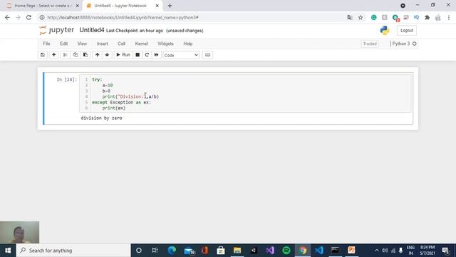 Python Programming Language in Tamil | Exception Handling | Try Except Else Finally with Example смотреть онлайн