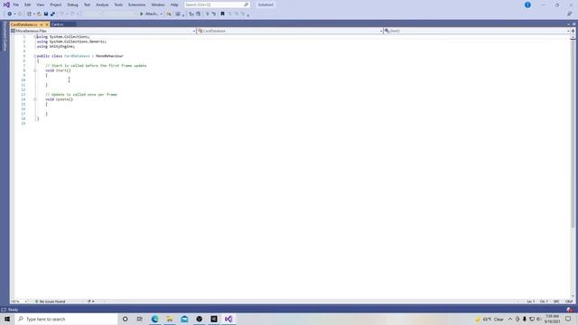 How to Create a Multiplayer Card Game in Unity 01: Setting up card database смотреть онлайн