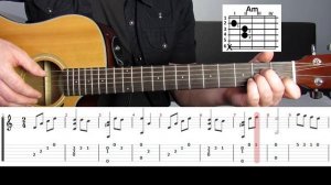 Разбор на гитаре мелодии "В гостях у сказки".