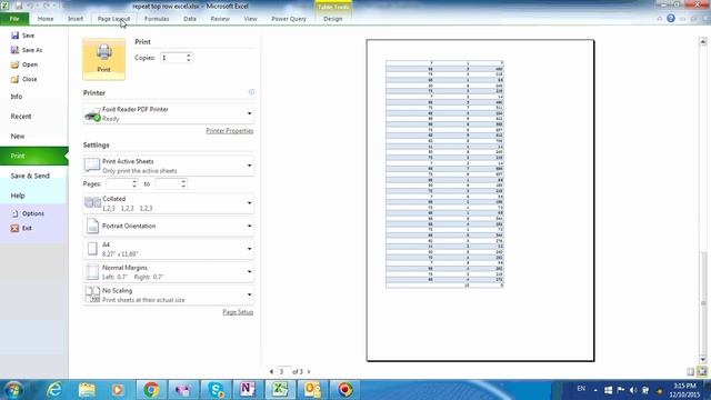 Excel Easy Trick 001: How to print header row on every page смотреть онлайн
