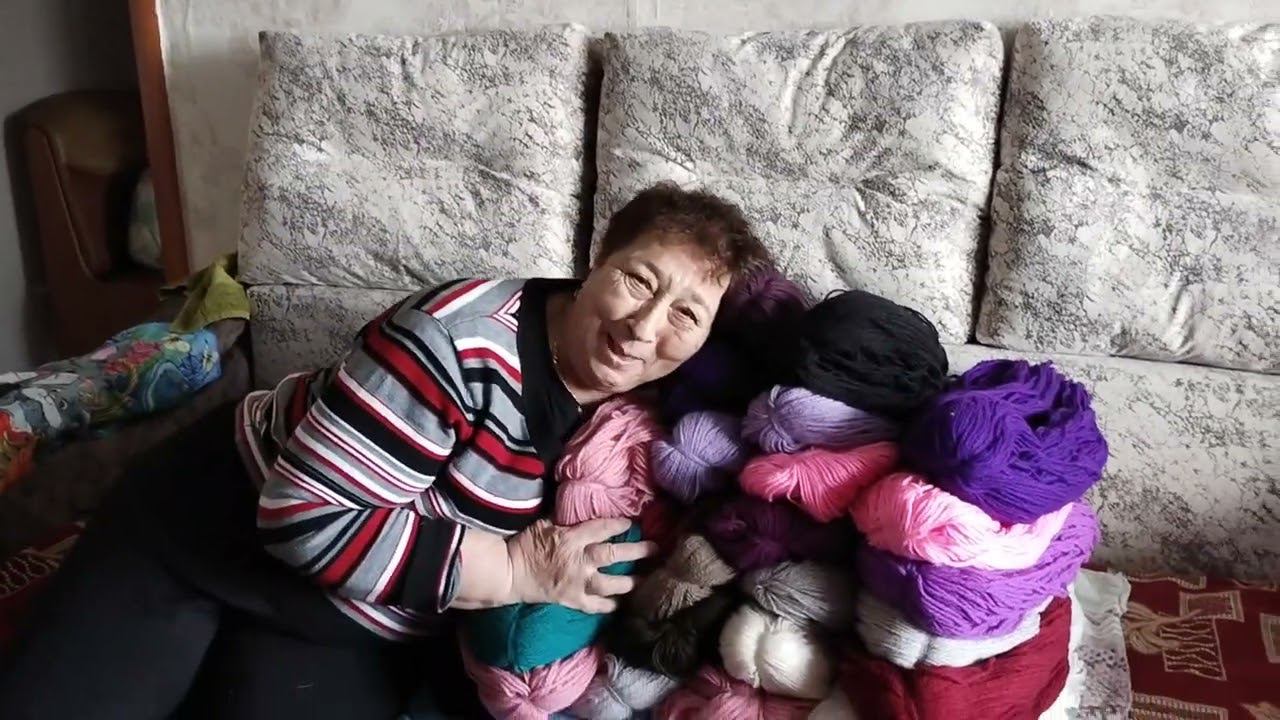 122 / Получили посылку - Кавказская пряжа / 09.04.2023