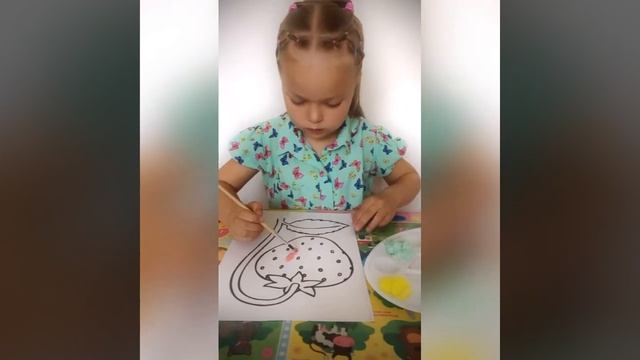 Нетрадиционная техника рисования.Рисование пеной для бритья/развивайся вместе с нами смотреть онлайн