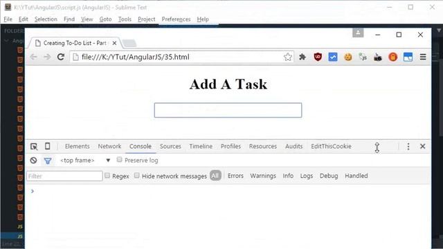Creating To do App in Angular Part 6 смотреть онлайн