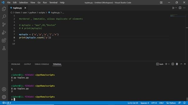 Advanced Python course all you need to know in Python Tuples 2022 смотреть онлайн