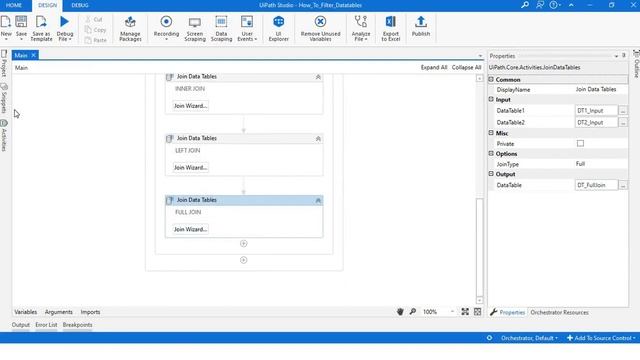 UiPath - How to Join Data tables with LINQ смотреть онлайн