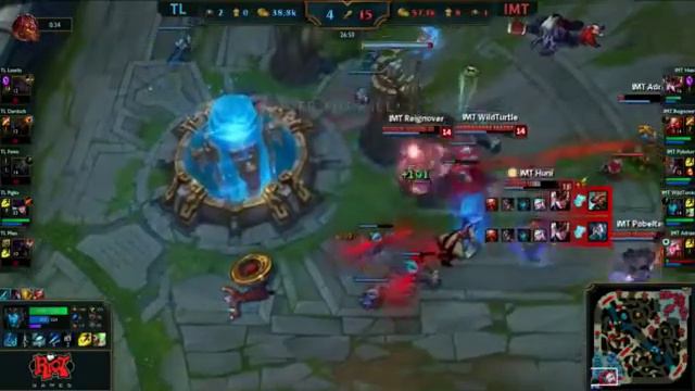 Huni Quinn PENTAKILL IMT VS TL Week 6 Day 2 смотреть онлайн