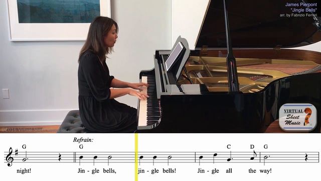 Jingle Bells Piano Accompaniment Backing Track Demo - Play Along смотреть онлайн