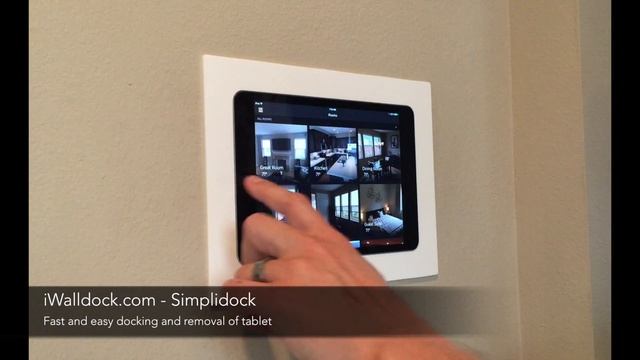iWalldock.com - Simplidock iPad/Android Tablet In-Wall Touchscreen Control Mount System смотреть онлайн