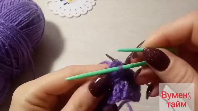 Вяжем спицами, Вуменс тайм урок 48, узор Дюны. Вяжем спицами смотреть онлайн