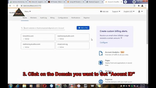 How To Copy Cloudflare Account ID