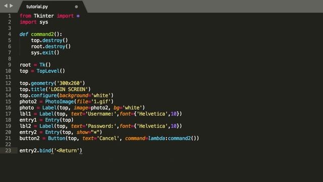Make Admin Login Screen with Username & Password using Python Tkinter смотреть онлайн