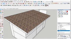 Проект каркасной Бытовки 3x6