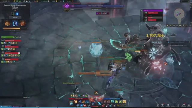 HUGE DPS Sharpshooter (Rangerenjoyer) In Valtan NM Gate 2 - Lost ARK