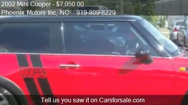 2002 Mini Cooper Base - for sale in Raleigh, NC 27610 смотреть онлайн