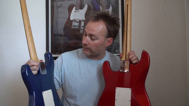 Fender Squier Made in China VS Indonesia Stratocaster Comparison смотреть онлайн