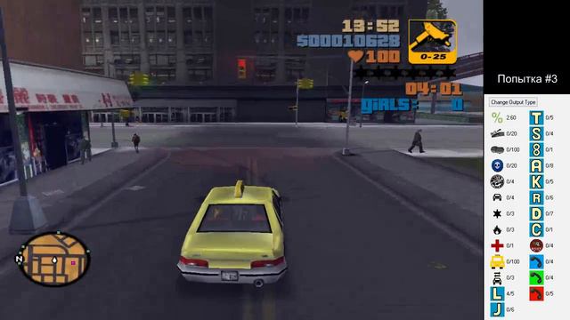 GTA 3 прохождение без смертей HARDCORE MOD смотреть онлайн