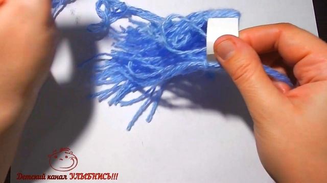 Мини шапочка из ниток для поделок | Украшения на елку | Новогодние поделки Christmas DIY смотреть онлайн