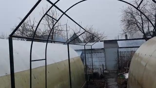 85. Шпалера для винограда. Первая обработка клубники. Кабачки в ящиках..mp4 смотреть онлайн