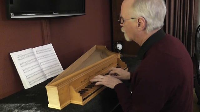 1637 Zenti bentside spinet replica. L. Couperin dances смотреть онлайн