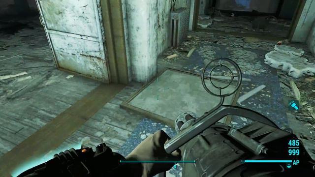 Fallout 4 Farming for an explosive minigun (National Guard Training Yard; very hard difficulty) смотреть онлайн